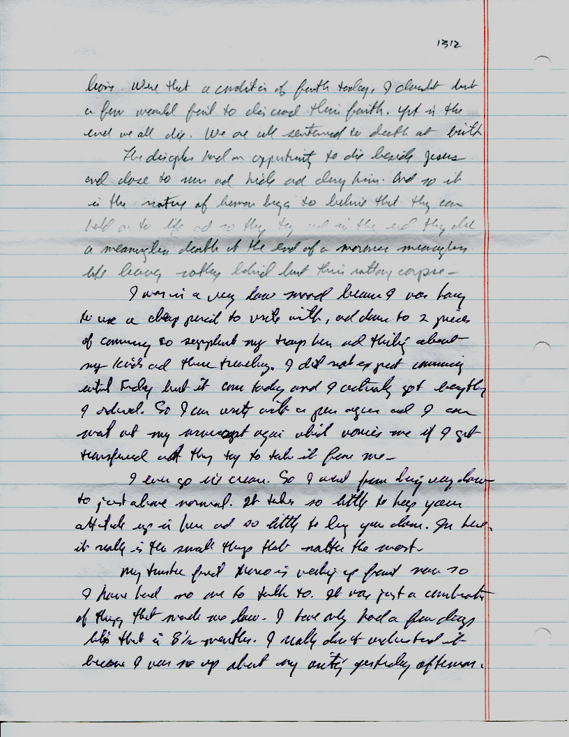 Dr John WorldPeace 2008 Prison Journal